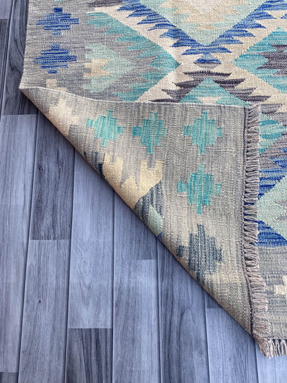 Handmade Flat Weave Kilim Rug ( 235 cm x 172 cm ) SK#1104