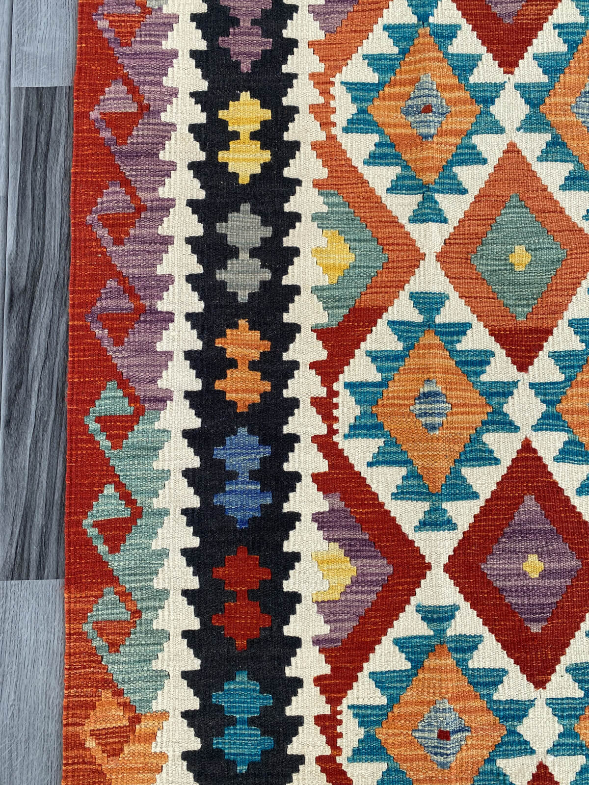 Handmade Afghan Chobi Kilim Rug 272x174 cm KAS#749