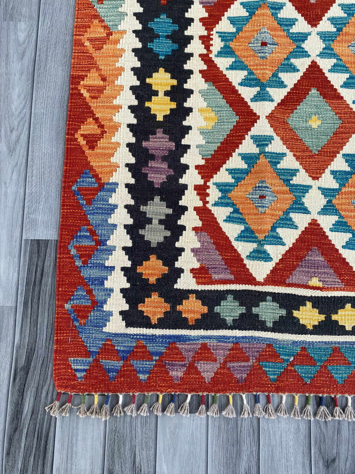 Handmade Afghan Chobi Kilim Rug 272x174 cm KAS#749