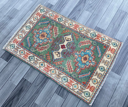 Handmade Traditional Kazak Rug  82  CM x 58 CM ( SS#115)