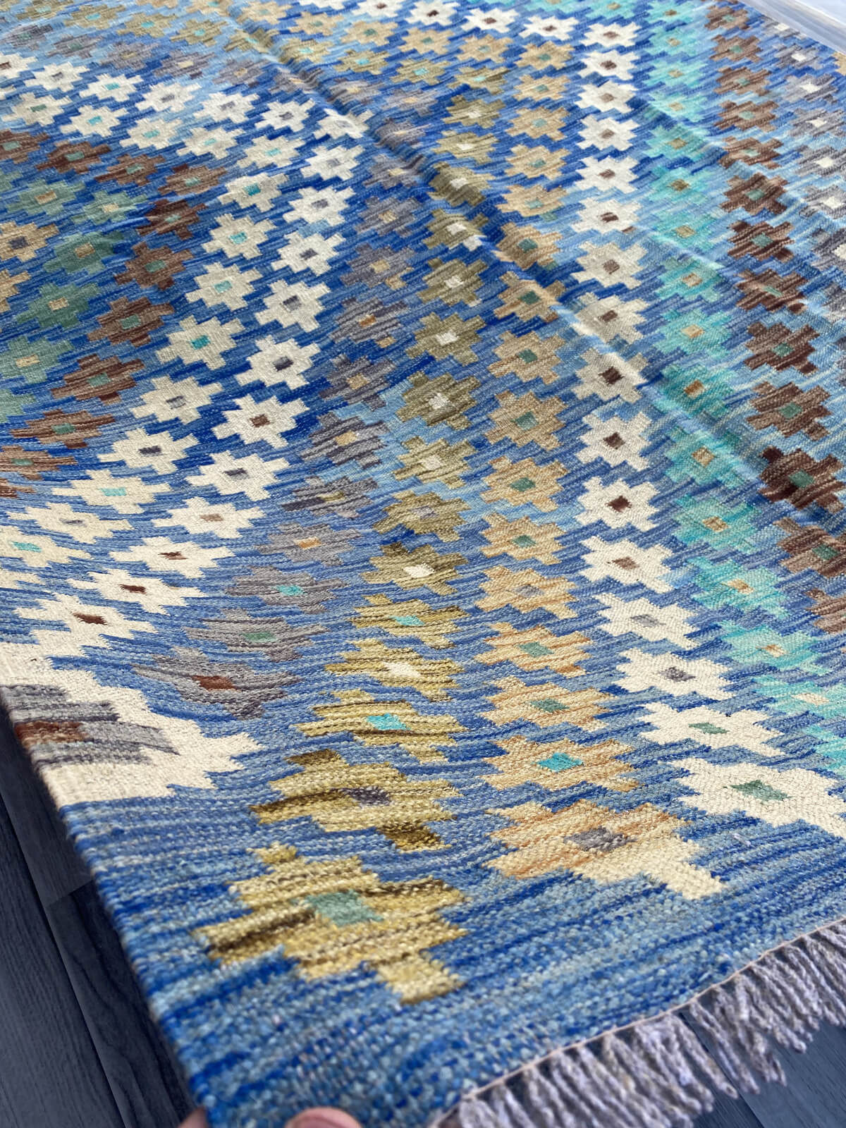 Handmade Flat Weave Kilim Rug  250 cm x 165 cm  SK#1105