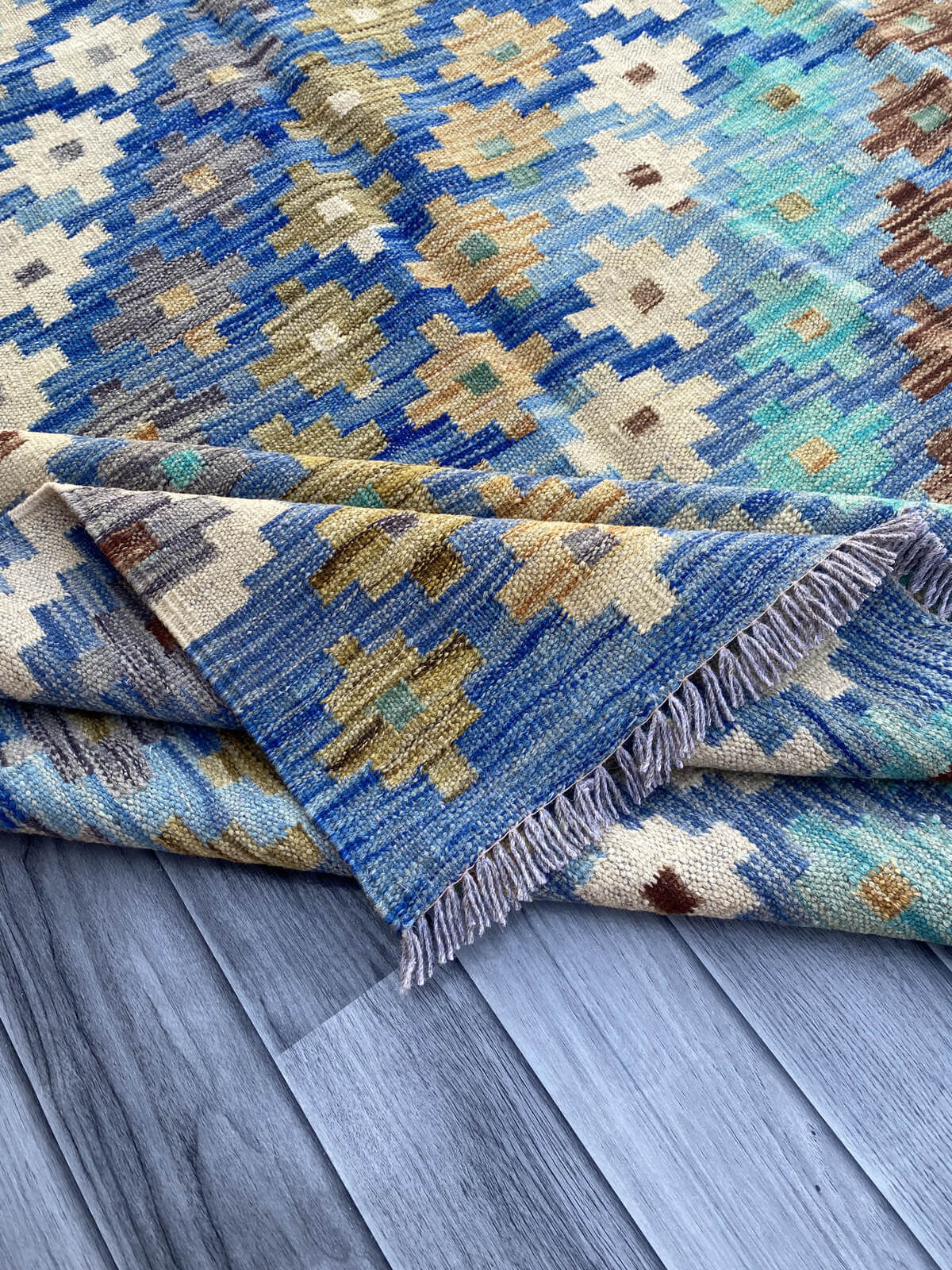 Handmade Flat Weave Kilim Rug  250 cm x 165 cm  SK#1105