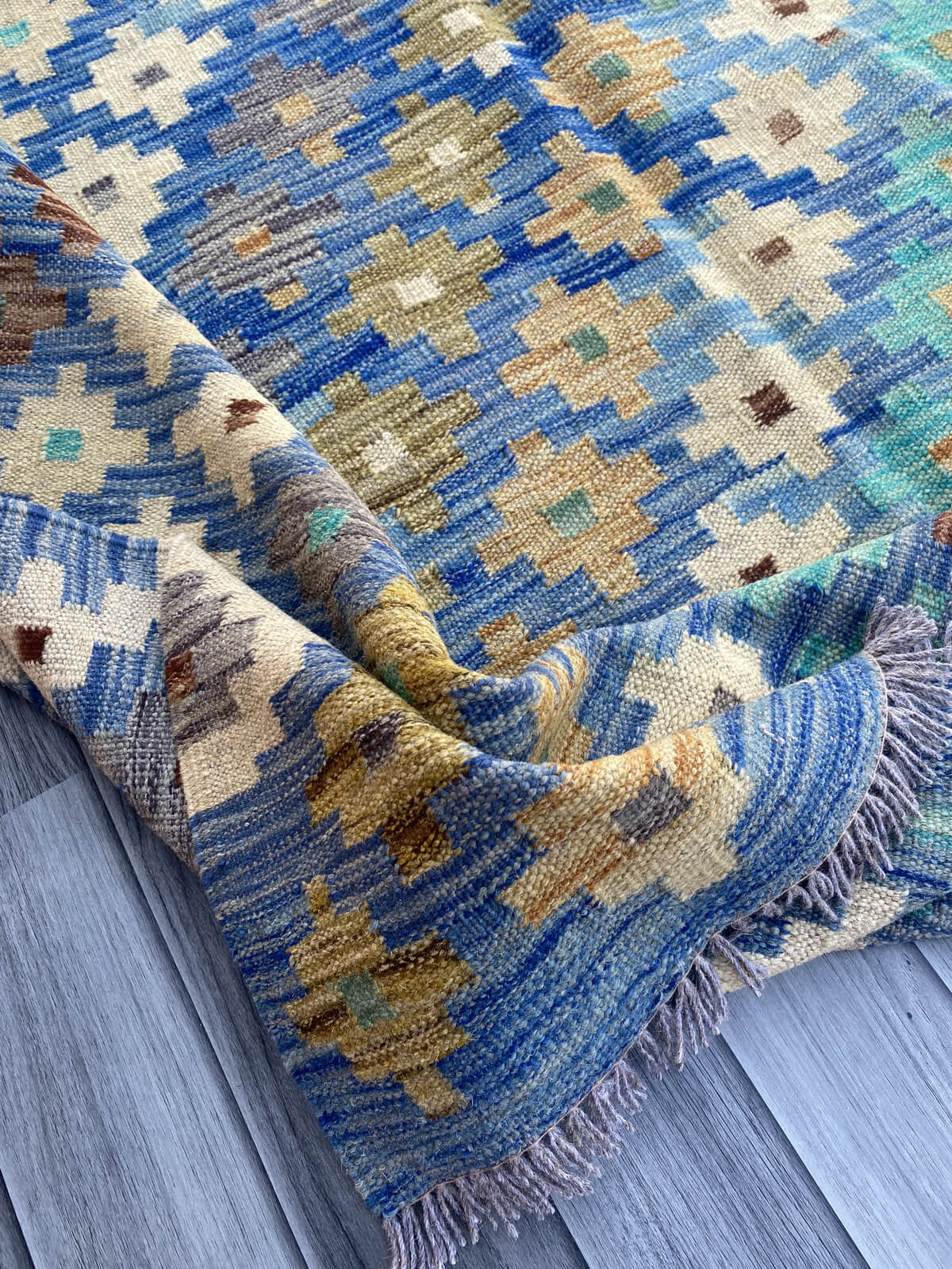 Handmade Flat Weave Kilim Rug  250 cm x 165 cm  SK#1105
