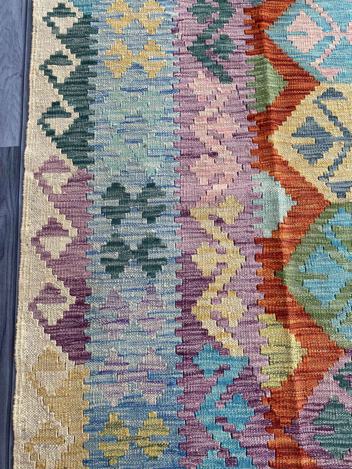 Handmade Flat Weave Kilim Rug 287 cm x 216 cm