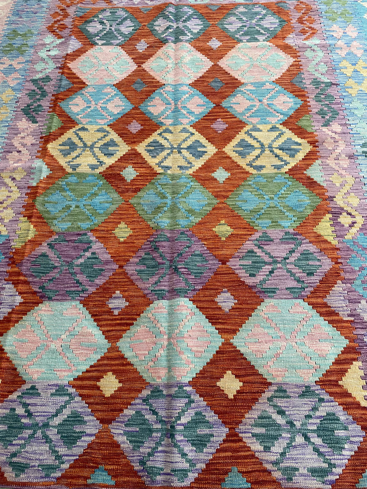 Handmade Flat Weave Kilim Rug 287 cm x 216 cm