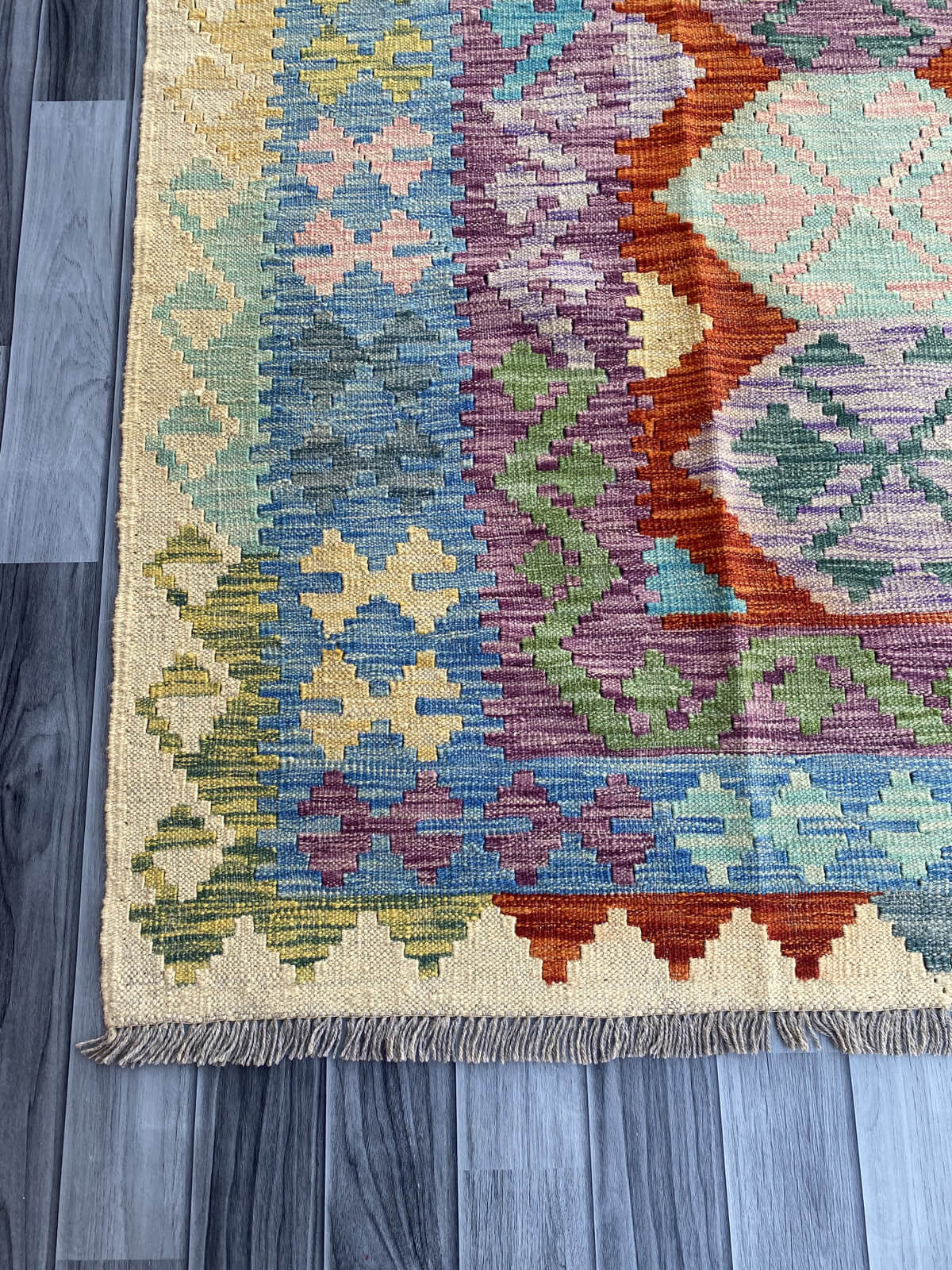 Handmade Flat Weave Kilim Rug 287 cm x 216 cm