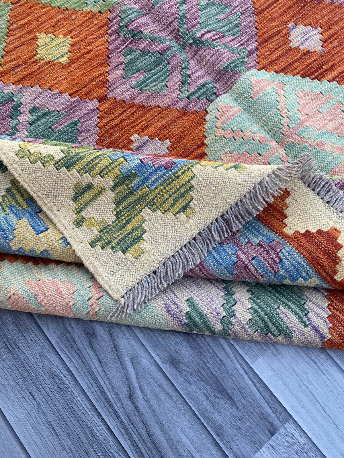 Handmade Flat Weave Kilim Rug 287 cm x 216 cm