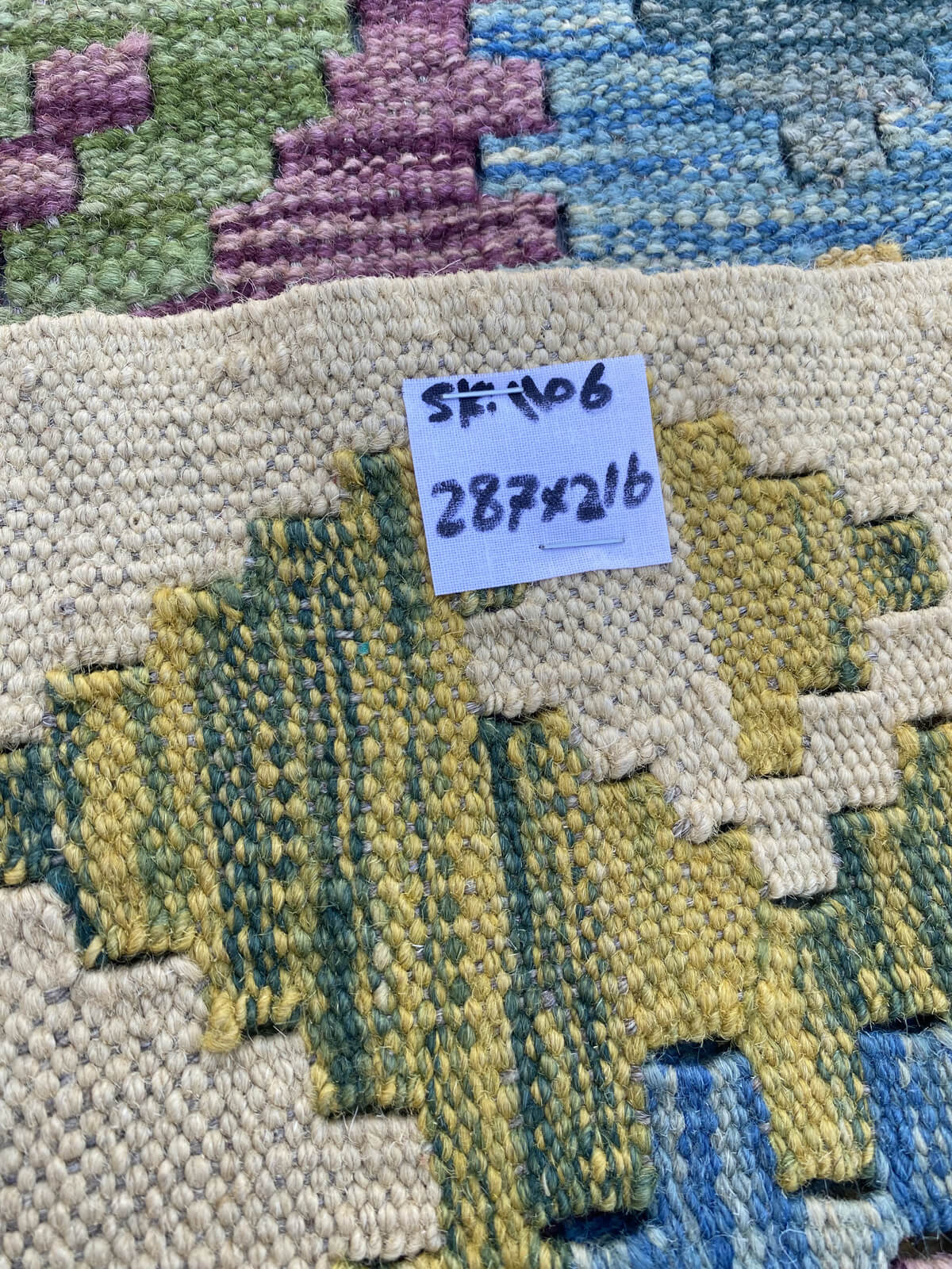 Handmade Flat Weave Kilim Rug 287 cm x 216 cm