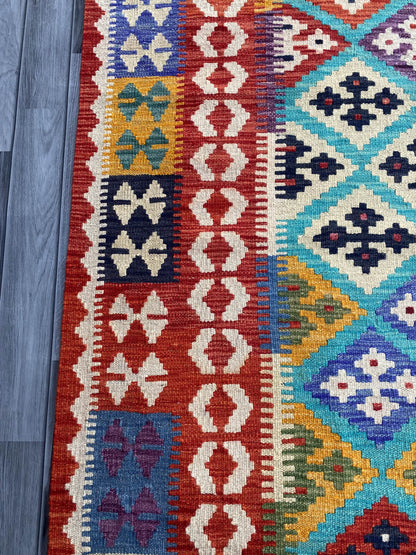 Handmade Flat Weave Kilim Rug ( 307 cm x 198 cm ) SK#1107