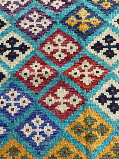 Handmade Flat Weave Kilim Rug ( 307 cm x 198 cm ) SK#1107
