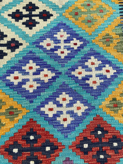Handmade Flat Weave Kilim Rug ( 307 cm x 198 cm ) SK#1107