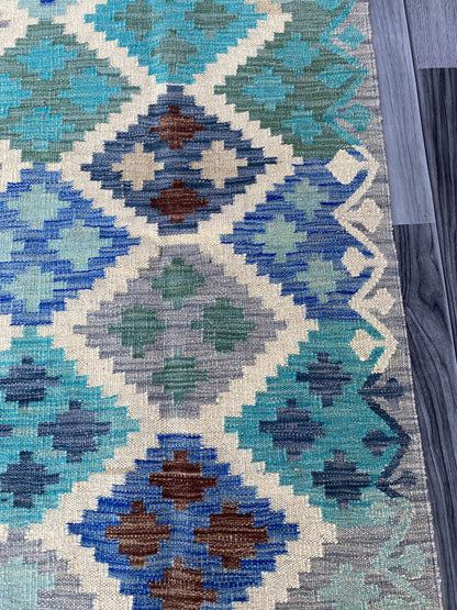 Handmade Flat Weave Kilim Rug ( 243 cm x 165 cm ) SK#1108