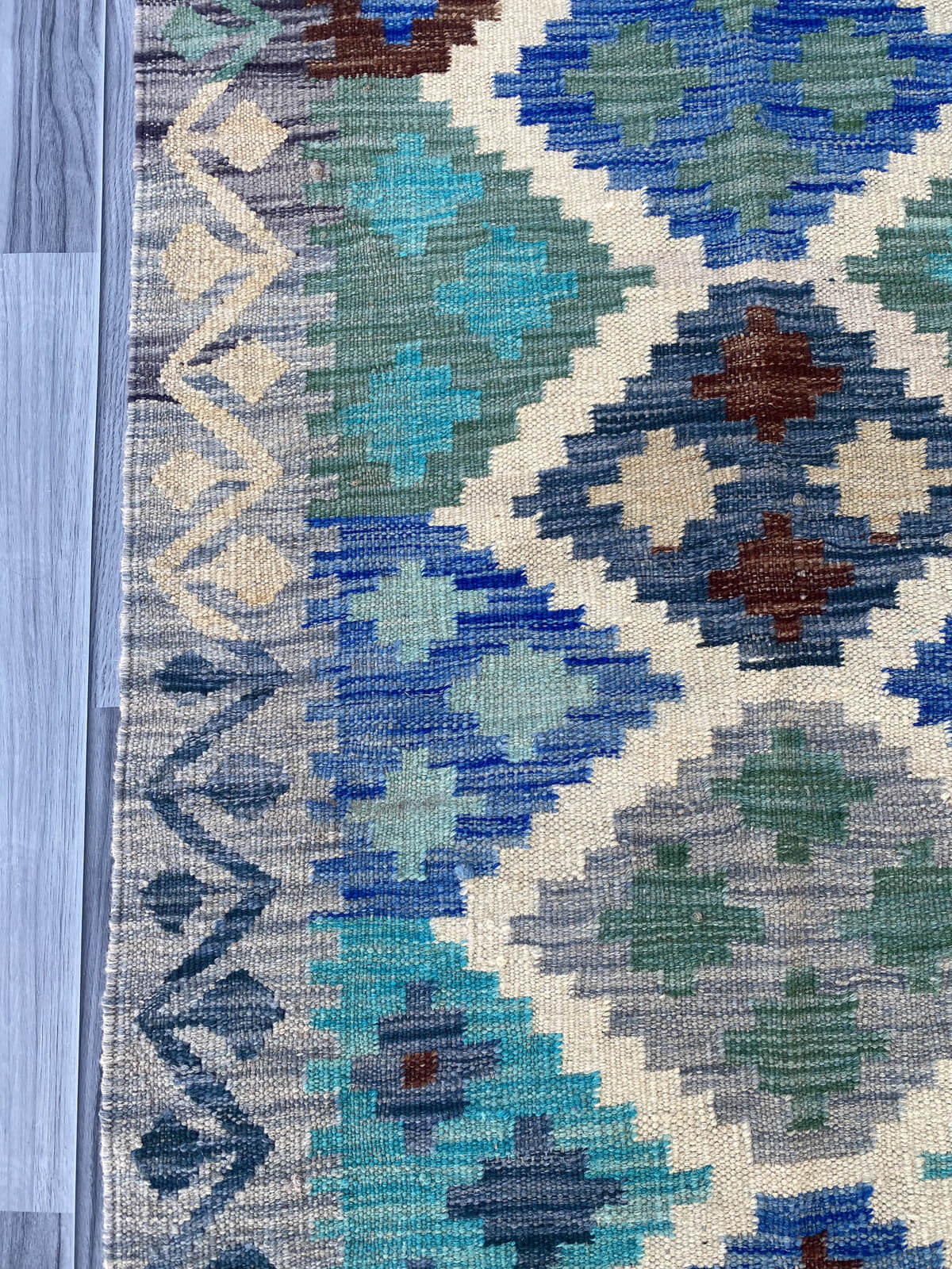 Handmade Flat Weave Kilim Rug ( 243 cm x 165 cm ) SK#1108