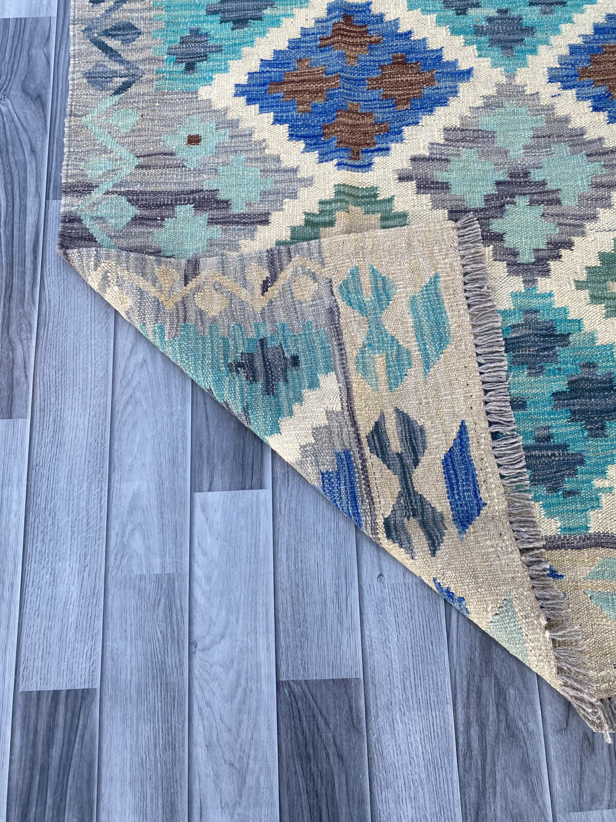 Handmade Flat Weave Kilim Rug ( 243 cm x 165 cm ) SK#1108