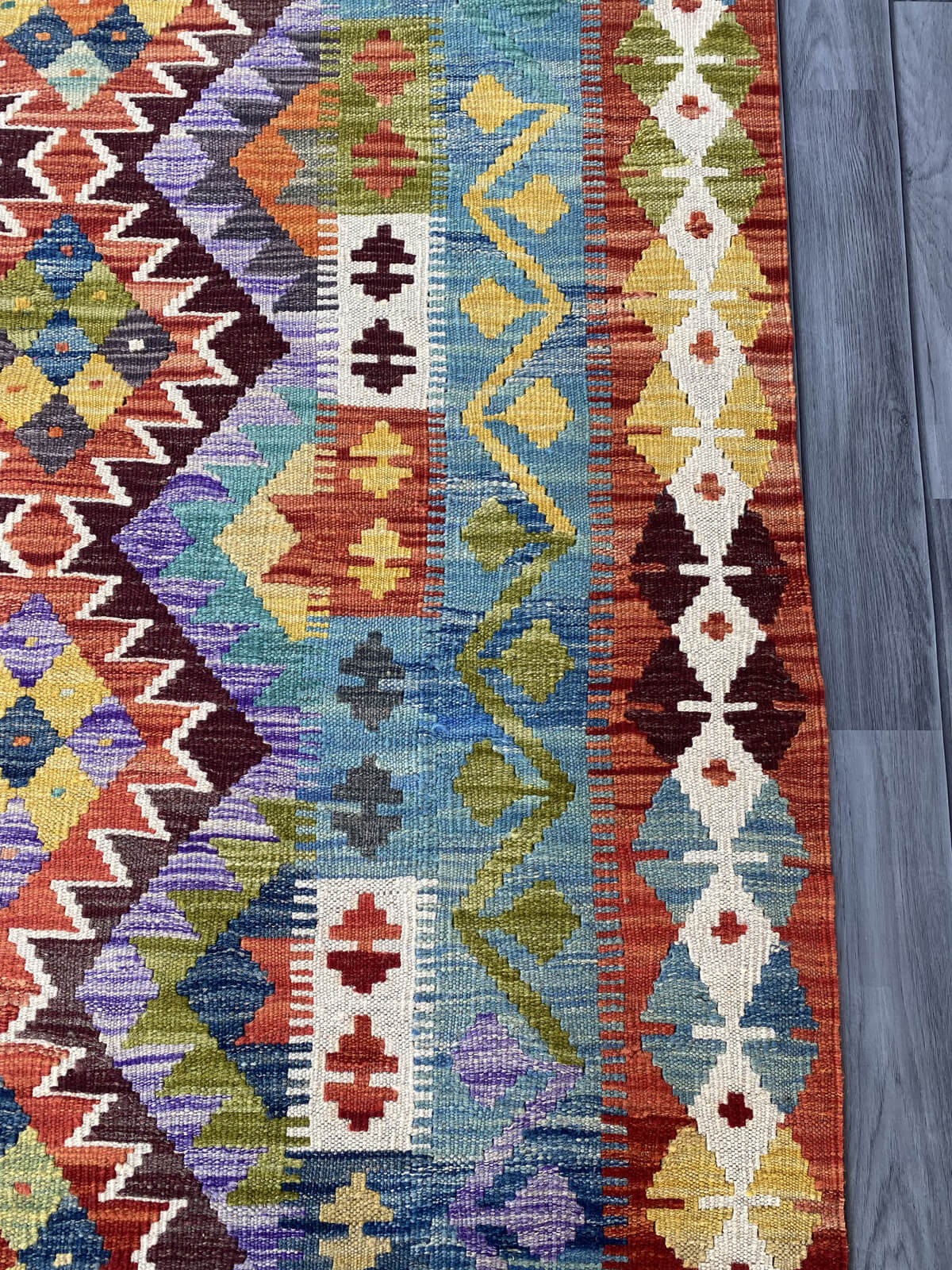 Handmade Flat Weave Kilim Rug ( 300 cm x 212 cm ) SK#1109
