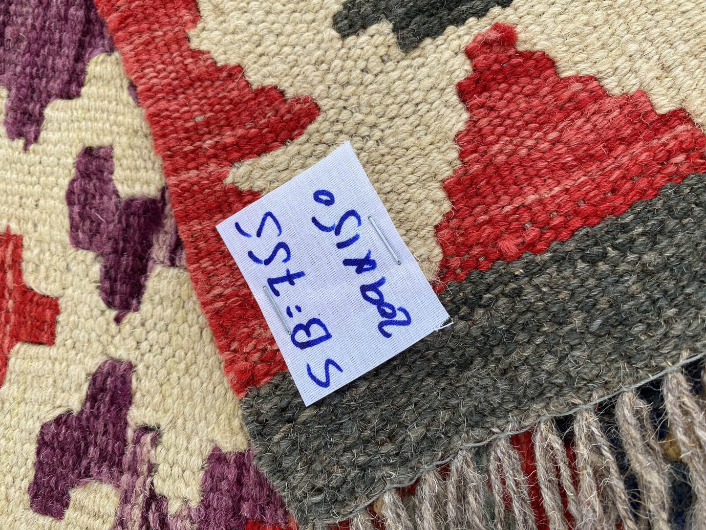 Handmade Afghan Chobi Kilim Rug 209x150 cm KAS#755