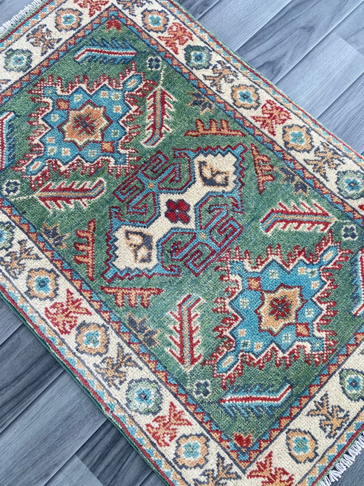 Handmade Traditional Kazak Rug  82  CM x 58 CM ( SS#115)