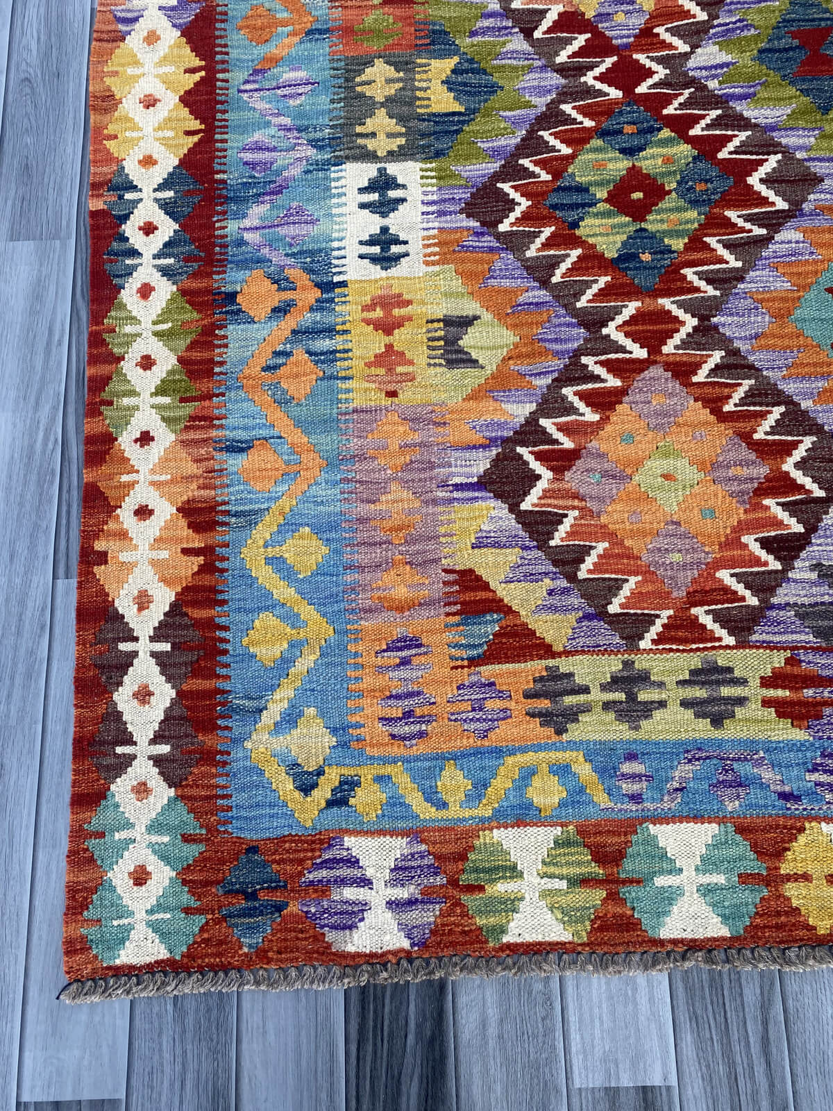 Handmade Flat Weave Kilim Rug ( 300 cm x 212 cm ) SK#1109