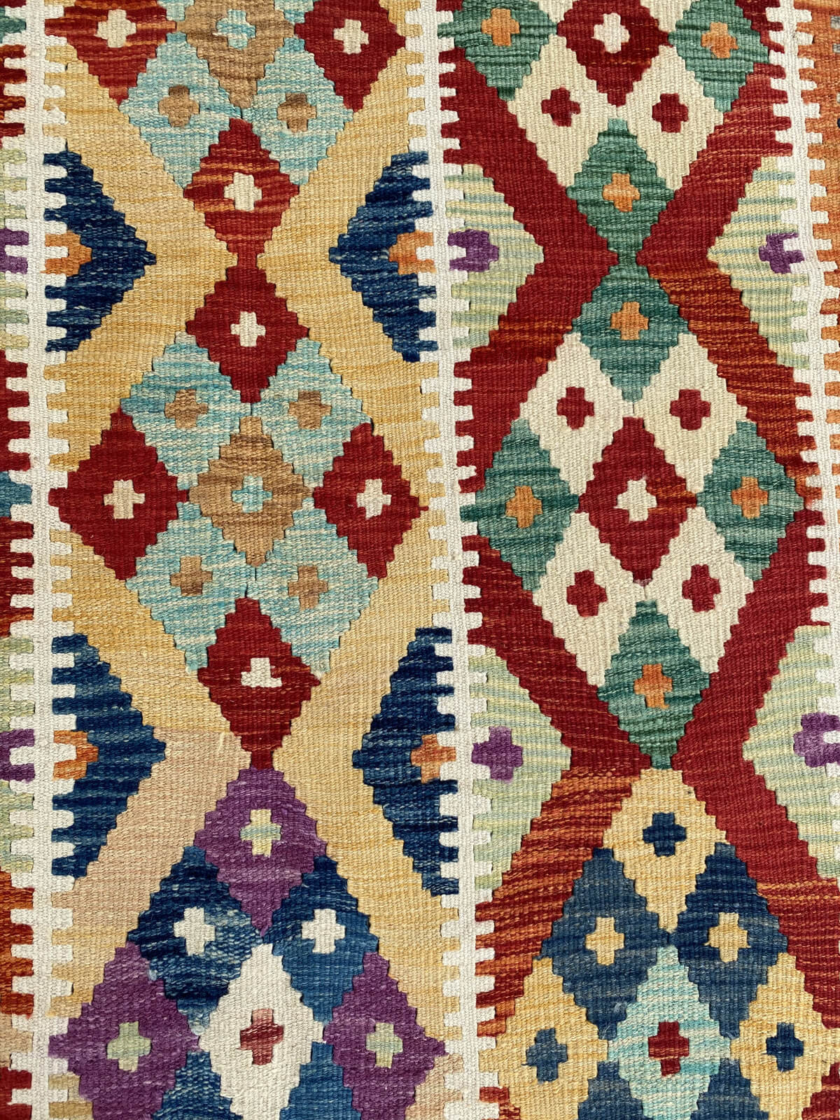 Handmade Afghan Chobi Kilim Rug 198x150 cm KAS#756