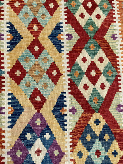 Handmade Afghan Chobi Kilim Rug 198x150 cm KAS#756