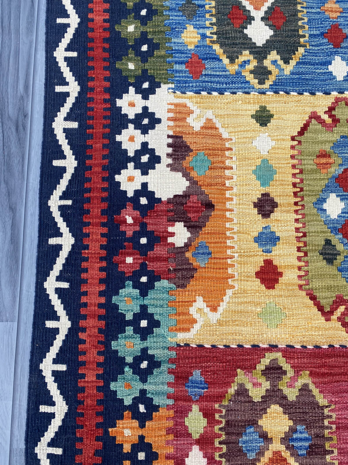 Handmade Flat Weave Kilim Rug ( 338 cm x 201 cm ) SK#1110