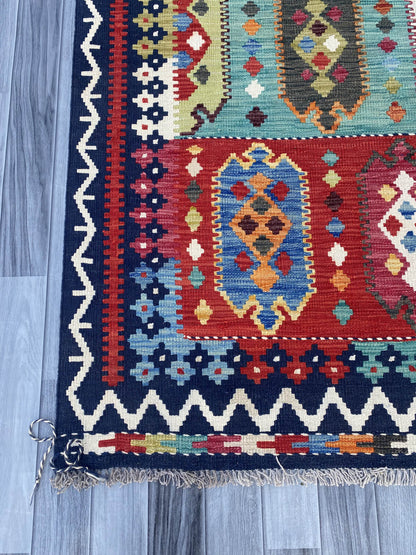 Handmade Flat Weave Kilim Rug ( 338 cm x 201 cm ) SK#1110