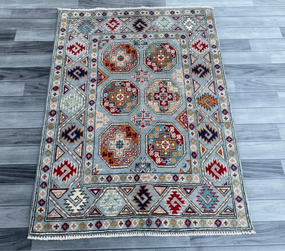 Handmade Traditional Kazak Rug  140 CM x 100 CM ( SS#113)
