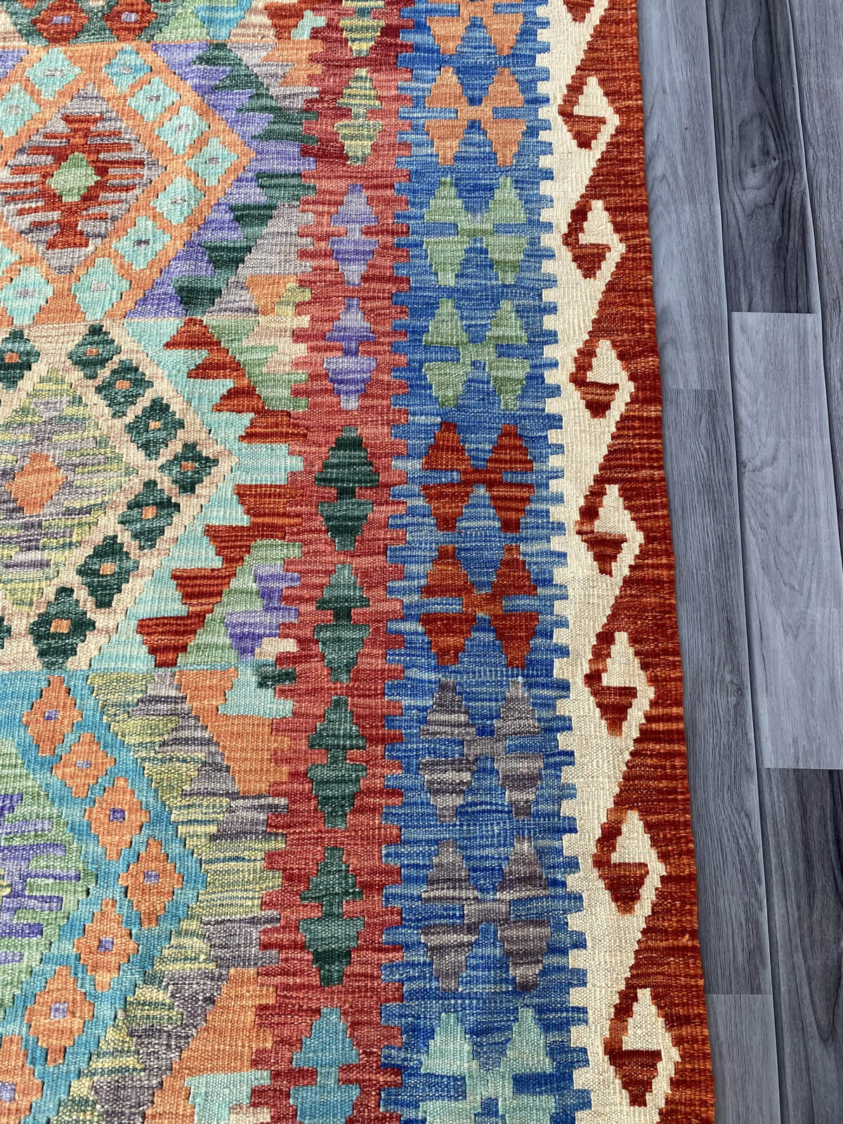 Handmade Flat Weave Kilim Rug ( 297 cm x 206 cm ) SK#1111