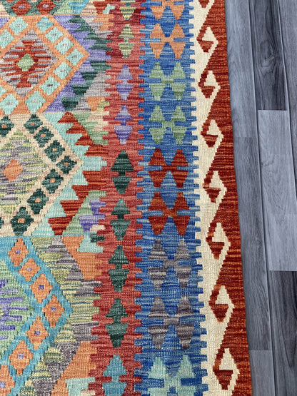 Handmade Flat Weave Kilim Rug ( 297 cm x 206 cm ) SK#1111