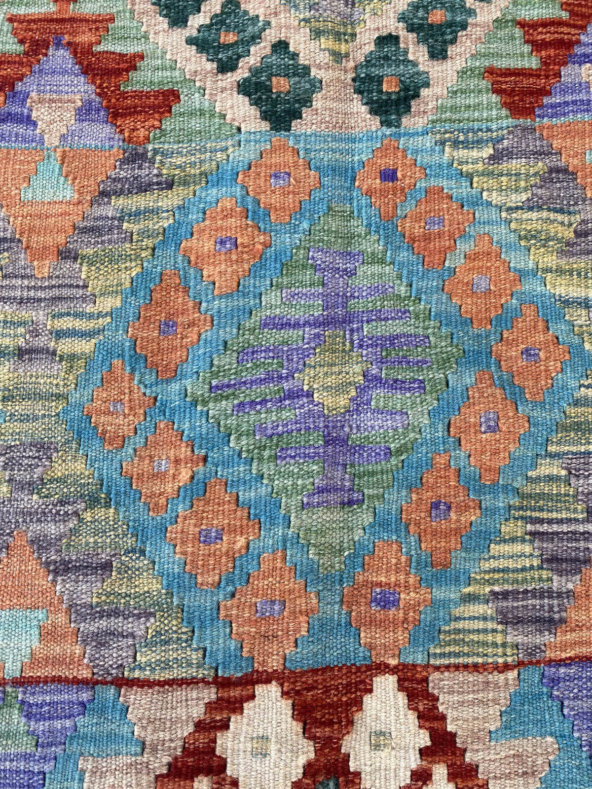 Handmade Flat Weave Kilim Rug ( 297 cm x 206 cm ) SK#1111