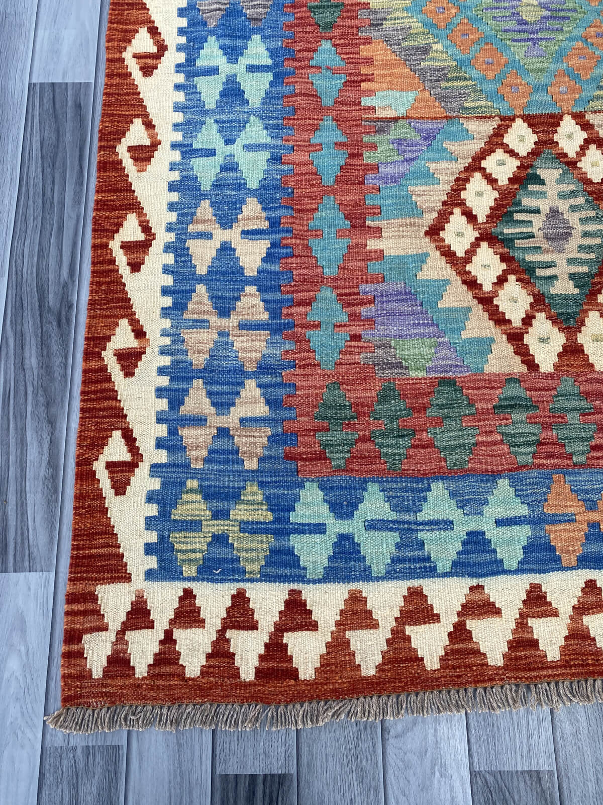 Handmade Flat Weave Kilim Rug ( 297 cm x 206 cm ) SK#1111