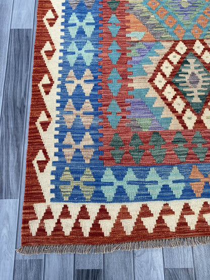 Handmade Flat Weave Kilim Rug ( 297 cm x 206 cm ) SK#1111