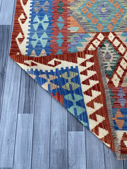 Handmade Flat Weave Kilim Rug ( 297 cm x 206 cm ) SK#1111
