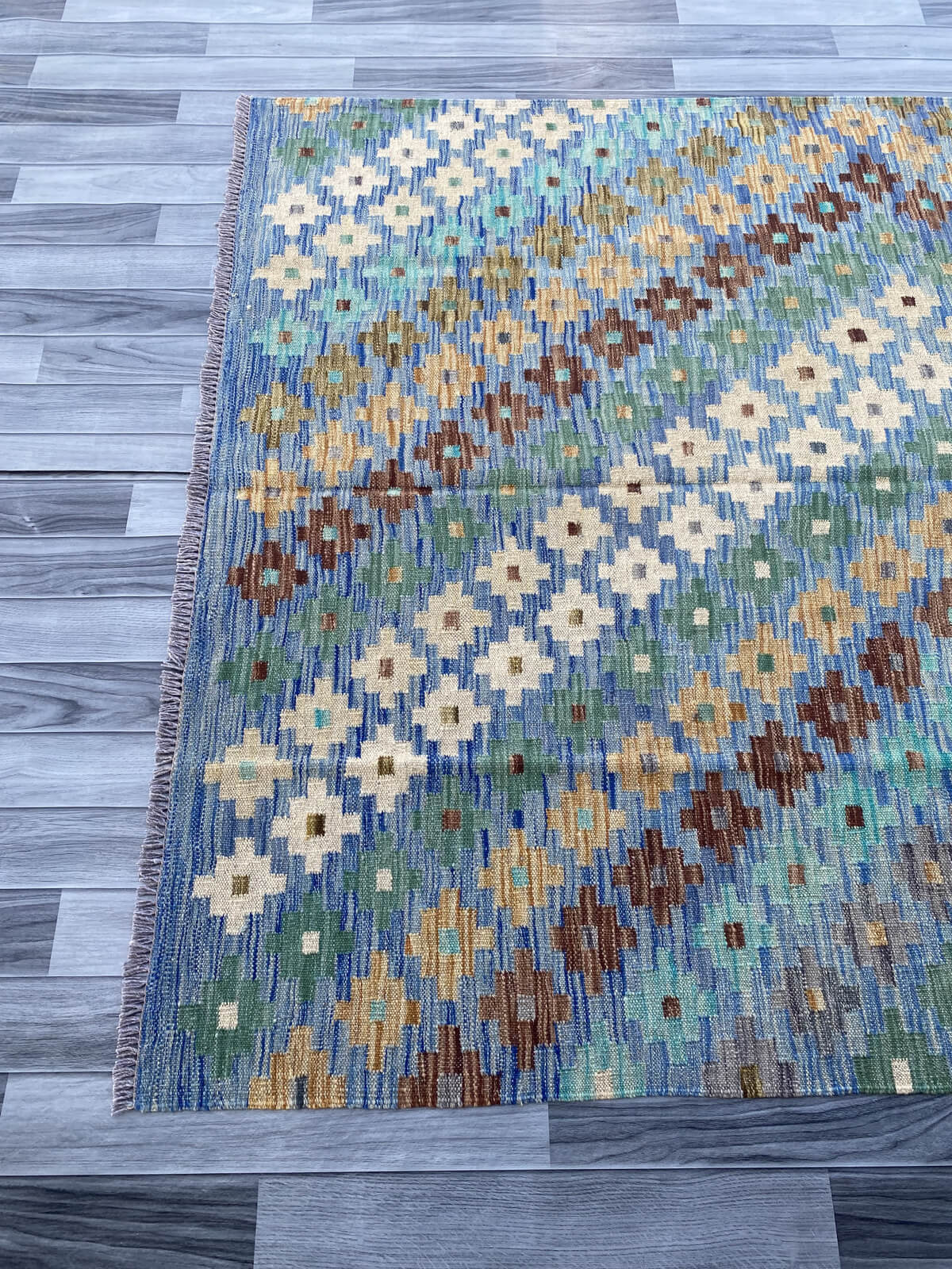 Handmade Flat Weave Kilim Rug ( 238 cm x 167 cm ) SK#1113