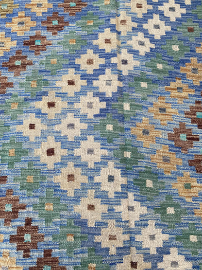 Handmade Flat Weave Kilim Rug ( 238 cm x 167 cm ) SK#1113