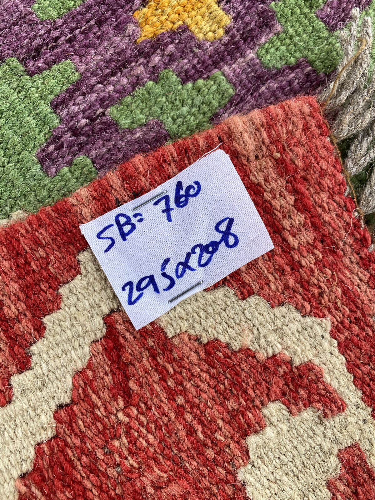 Handmade Afghan Chobi Kilim Rug 295x208 cm KAS#760