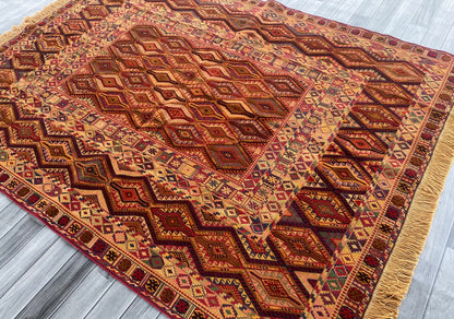 Handmade Fine Quality Meshwani Rug 225 CM x 175 CM ( SS#107)