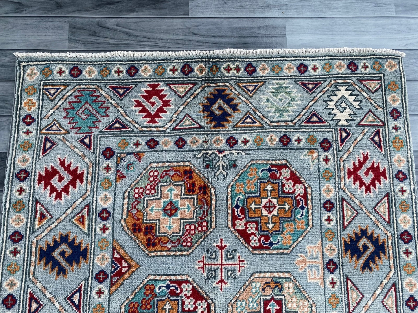 Handmade Traditional Kazak Rug  140 CM x 100 CM ( SS#113)