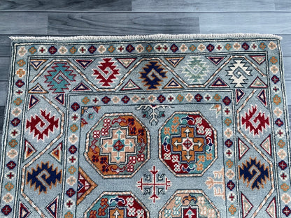 Handmade Traditional Kazak Rug  140 CM x 100 CM ( SS#113)