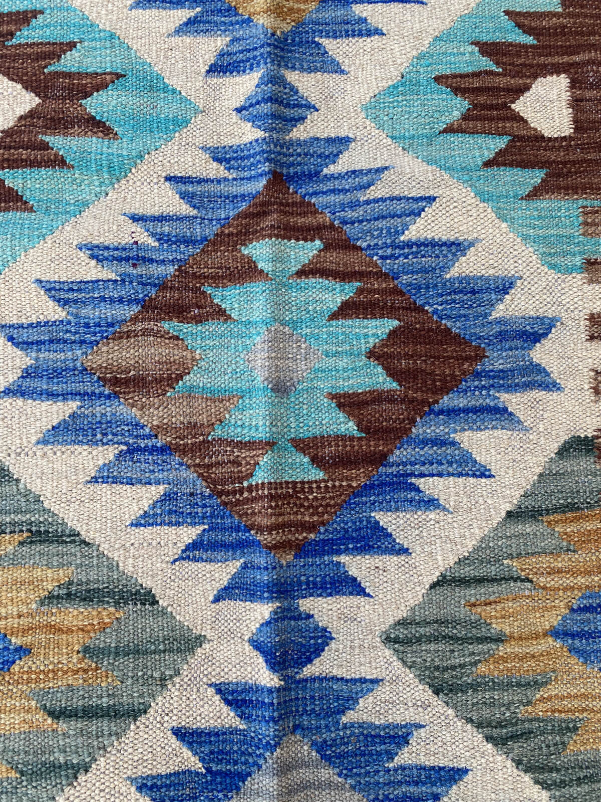 Handmade Flat Weave Kilim Rug ( 242 cm x 156 cm ) SK#1114