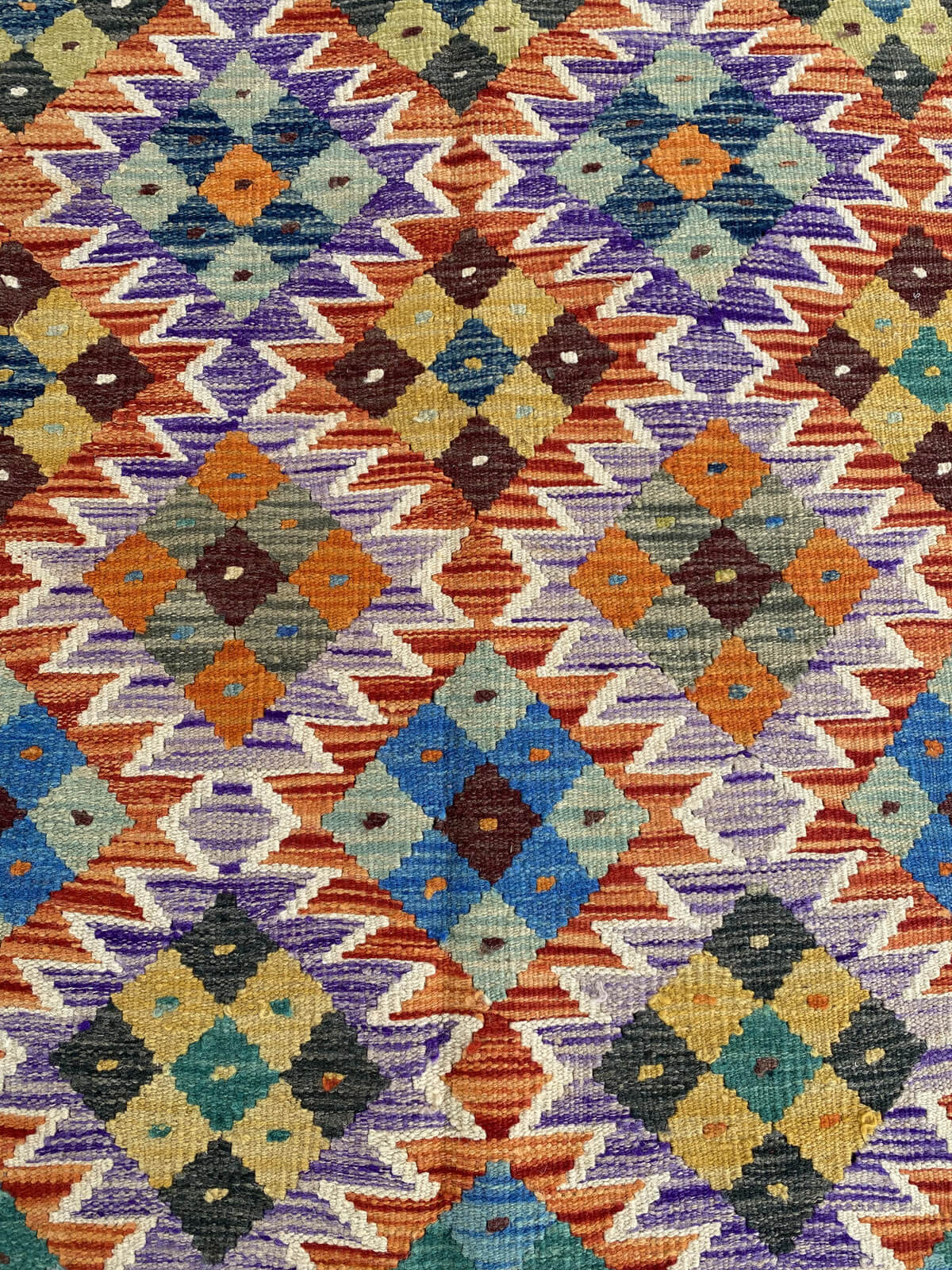 Handmade Afghan Chobi Kilim Rug 284x207 cm KAS#762