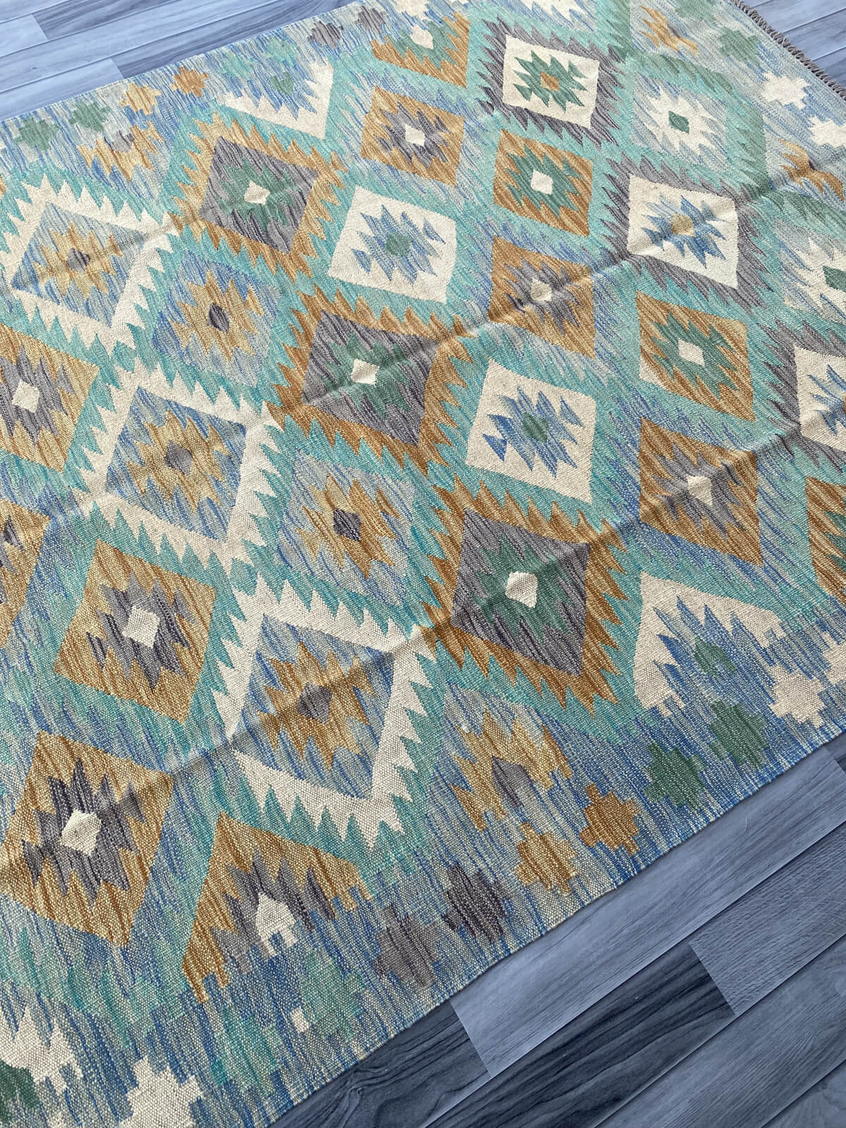 Handmade Flat Weave Kilim Rug  244 cm x 168 cm  SK#1115