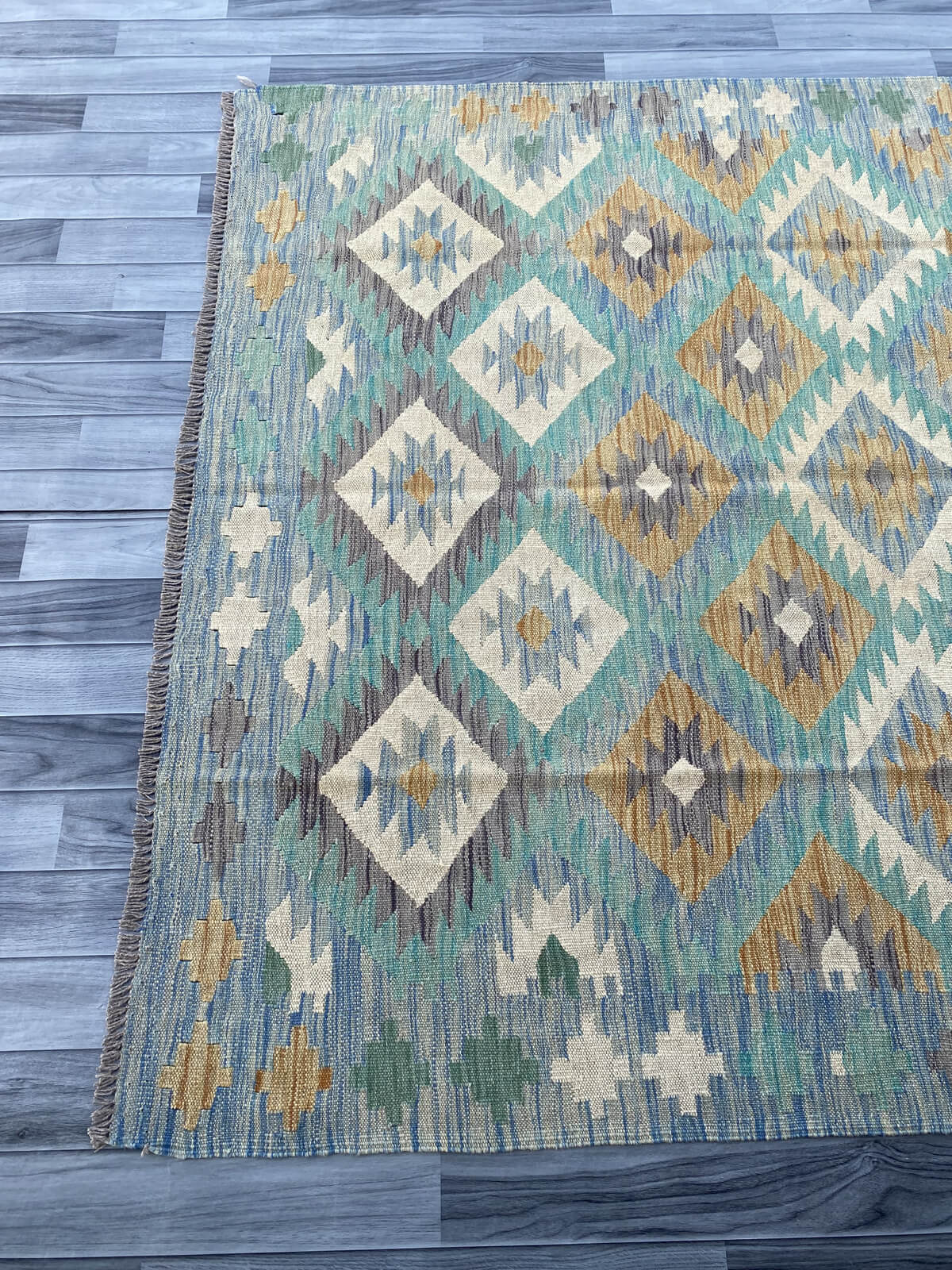 Handmade Flat Weave Kilim Rug  244 cm x 168 cm  SK#1115