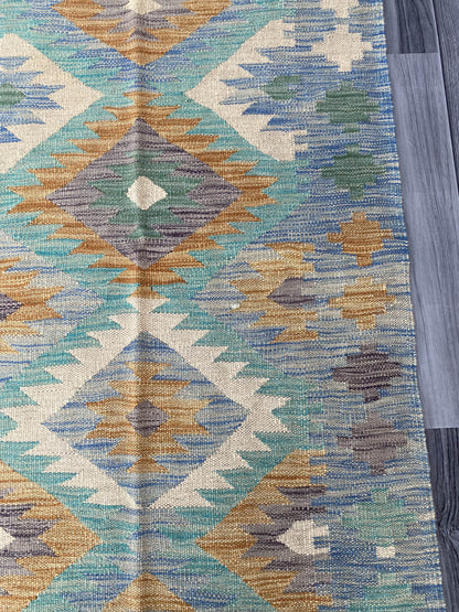 Handmade Flat Weave Kilim Rug  244 cm x 168 cm  SK#1115