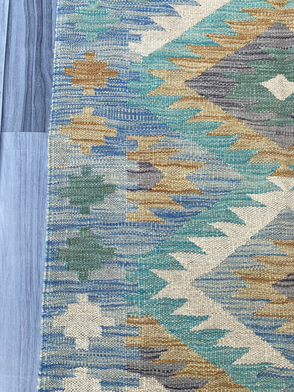 Handmade Flat Weave Kilim Rug  244 cm x 168 cm  SK#1115