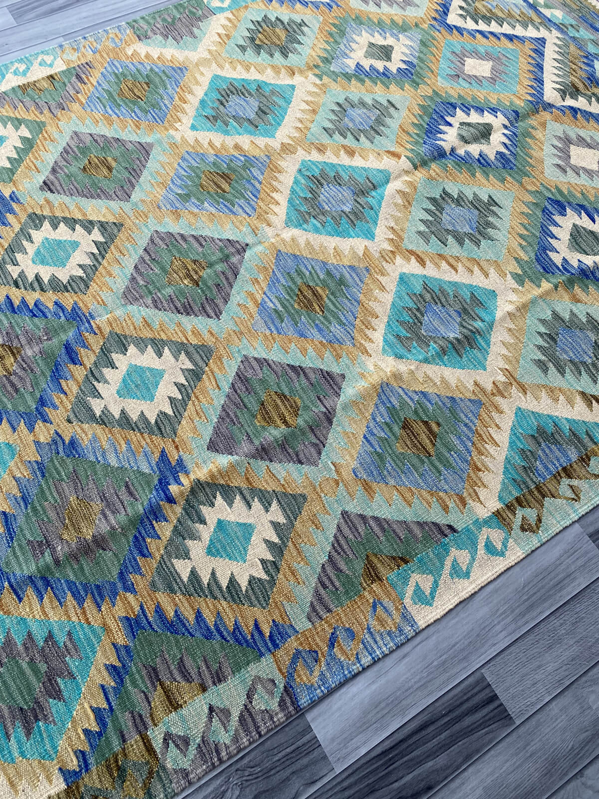 Handmade Flat Weave Kilim Rug ( 249 cm x 173 cm ) SK#1116