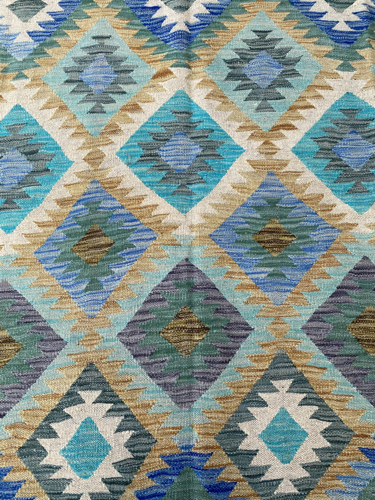 Handmade Flat Weave Kilim Rug ( 249 cm x 173 cm ) SK#1116