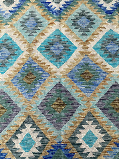Handmade Flat Weave Kilim Rug ( 249 cm x 173 cm ) SK#1116