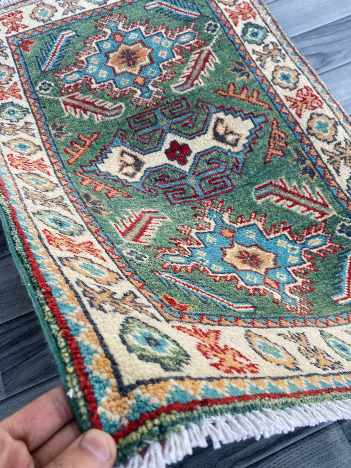 Handmade Traditional Kazak Rug  82  CM x 58 CM ( SS#115)