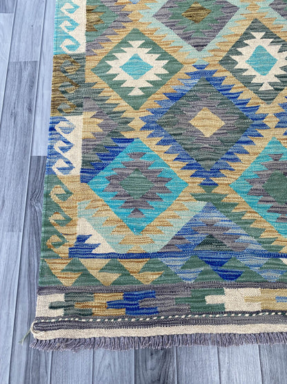 Handmade Flat Weave Kilim Rug ( 249 cm x 173 cm ) SK#1116